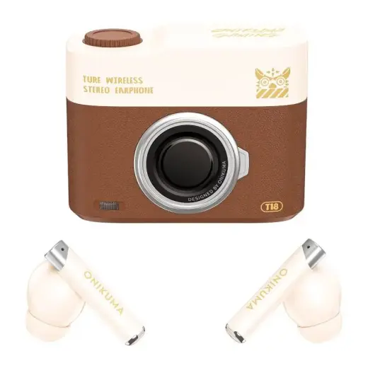 ONIKUMA T18 Bluetooth In-Ear Earphones Brown Foto 2