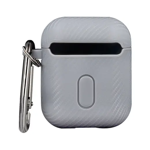 Carbon case for Airpods | Airpods 2 grey Foto 2