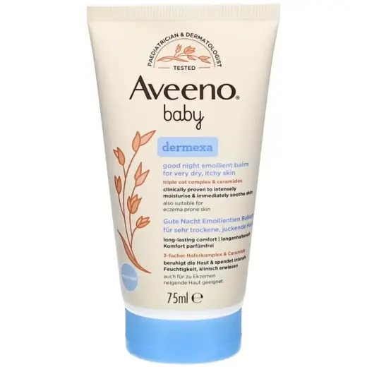 Aveeno® Baby Dermexa Gute Nacht Emollient Balsam Für Sehr Trockene Haut - Jetzt 20% Sparen Mit Code "20aveeno Foto 2