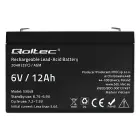 Qoltec  AGM battery | 6V | 12Ah | Maintenance-free | Efficient| LongLife | for UPS, scale, cash register Foto 5