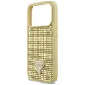 Case Guess Rhinestone Triangle Logo for   iPhone 17 Pro gold — Foto 6