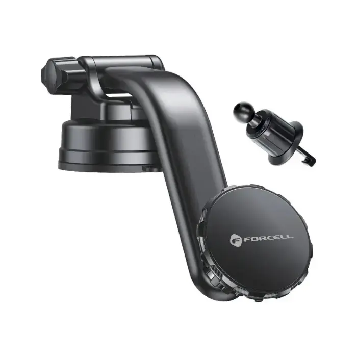 Magnetic car phone holder Forcell F-Grip MagLuxe windshield / dashboard / air vent black Photo