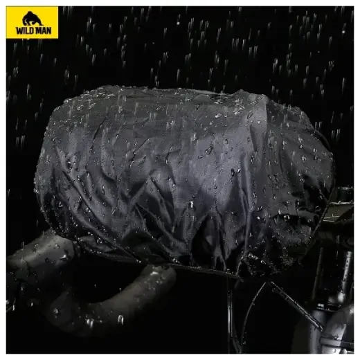 WILDMAN Etui|uchwyt rowerowy GD8 sakwa na kierownicę zielone|green Foto 4