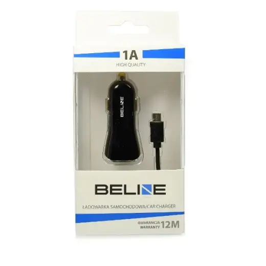 Ład. sam. Beline 1xUSB + microUSB 1Aczarna|black Foto 2