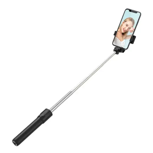 Selfie stick WRY1S telescopic tripod 0.7m for phone - black Foto 12