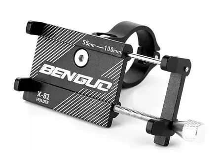 Bengud X-81 velosipēda tālruņa turētājs melns Foto 2