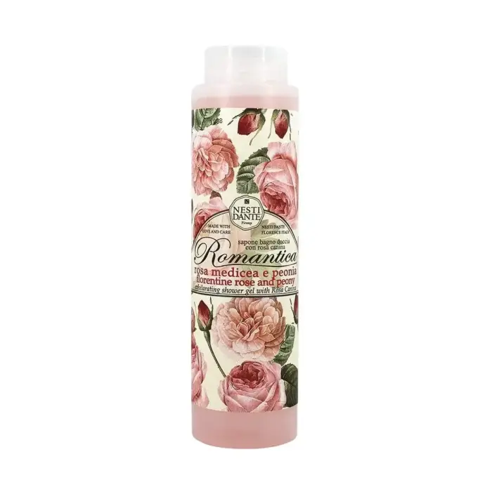 Nesti Dante, Romantica, Rose & Peony, Cleansing & Softening, Shower Gel, All Skin Types, 300 ml