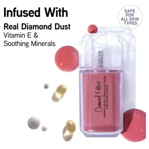 Physicians Formula Mineral Wear® Diamond Filler Lipstick for Lips and Cheeks Shade Radiant Pink 7.3 Ml Foto 8