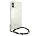 Guess GUHCN61KPSBK iPhone 11 6,1" | Xr  Transparent hardcase Black Pearl Photo