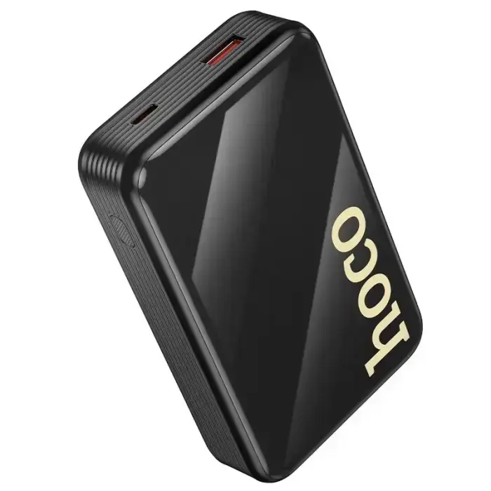 Hoco Q37A Power Bank | 20,000 mAh | 22.5W | PD, QC | USB-C, Lightning | black