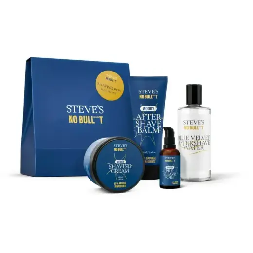 Steve's No Bull** *t Blue Velvet Shaving Box
