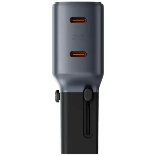 Wall charger Energea TravelGo Adapter 45 2xUSB-C 45W graphite-black Photo