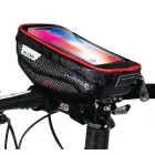 WILDMAN traveling bag for bike handlebars with zipper 1L (4 "- 7") E1 black Photo