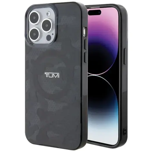 Tumi TUHMP15LDLCAG iPhone 15 Pro 6.1" szary|grey hardcase Camo Print MagSafe