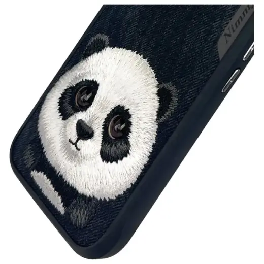 Nimmy Big Eyed Pet 2.0 Panda phone case for iPhone 16 black Photo