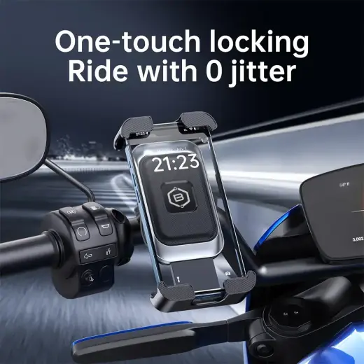 Blavec Uchwyt Rowerowy BV-02 Velo to handlebar (BV02-HSB) silver-black Photo