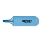 Teksta marķieris KORES BRIGHT LINER zils Foto 10