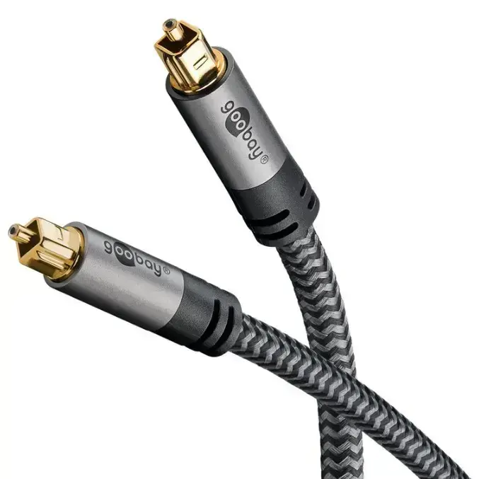Cable optical TOSLINK - TOSLINK 10m braided grey GOOBAY
