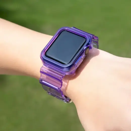 Fusion Light Set silikona siksniņa Apple Watch 38mm | 40mm | 41mm violeta Foto 2