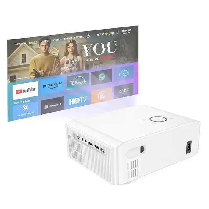 Projector Full HD Hoco with Android software Wi-Fi Bluetooth 1080P DT3 white Foto 8