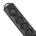 Qoltec Surge protector | 6 sockets | 5m | Black — Foto 10