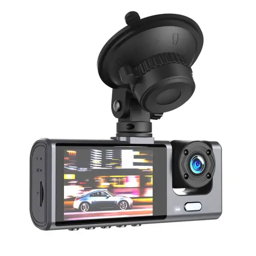 XO camera car XJ03 front rear recorder FullHD black Foto 3