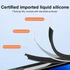 Soft Silicone Lens Case for Iphone 14 Pro Max brown — Foto 5