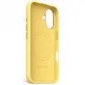 Decoded AntiMicrobial Silicone Backcover with MagSafe for iPhone 16 - Yellow Photo