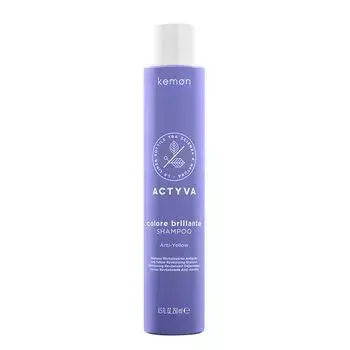 Kemon Actyva Colore Brillante Shampoo for Neutralising Brassy Tones 250 Ml