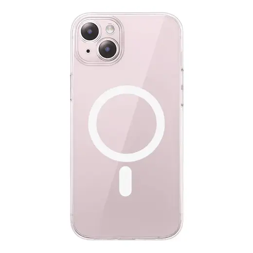 Magnetic Phone Case for iPhone 15 Plus Baseus OS-Lucent Series (Clear) Photo