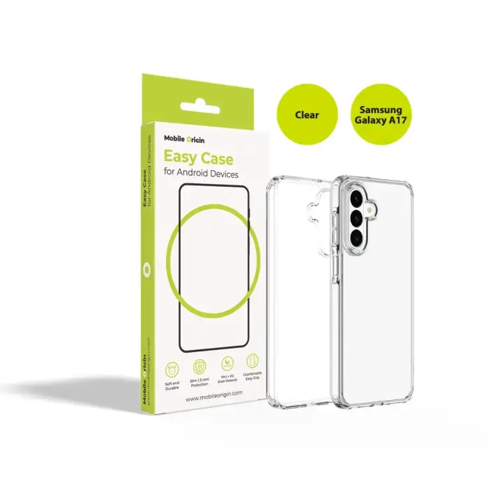 Mobile Origin Easy Case, Clear - Samsung Galaxy A17