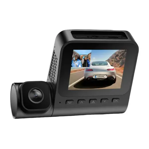 1080p front camera and 1080p indoor camera Azdome V600-2CH, G-sensor Foto 2