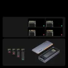 Ugreen D703 USB4 40Gb/s M.2 NVMe SSD Enclosure with Active Cooling - Gray Foto 4