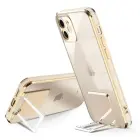 Tel Protect Kickstand Luxury phone case with stand for iPhone 13 Pro gold — Photo 1