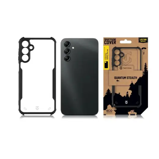 Tactical Quantum Stealth Cover for Samsung Galaxy A15 4G|A15 5G Clear|Black Photo