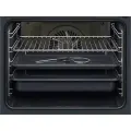 Electrolux cepeškrāsns ar riņķa sildelementu, iebūv., 71l, melna Foto 2