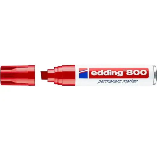 Edding 800 Perm Marker Red (4-800002) (4800002) Foto 2