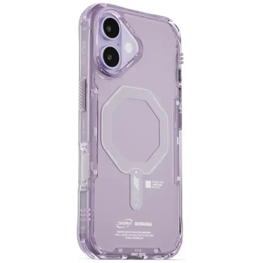 Skinarma Saido case for iPhone 17 Magnetic Charging lilac