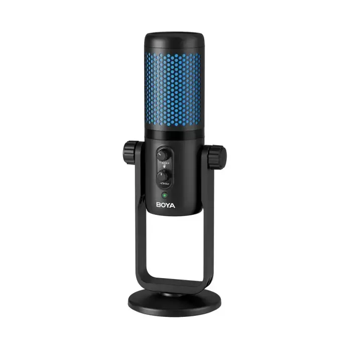 BOYA BY-PM740 wireless microphone with 4 directional characteristics 2.4 GHz mini jack 3.5 mm USB-A - black