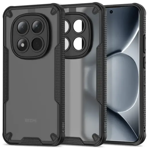 TECH-PROTECT RUGGED SHIELD XIAOMI POCO M8 PRO | REDMI NOTE 15 PRO+ PLUS 5G MATTE BLACK