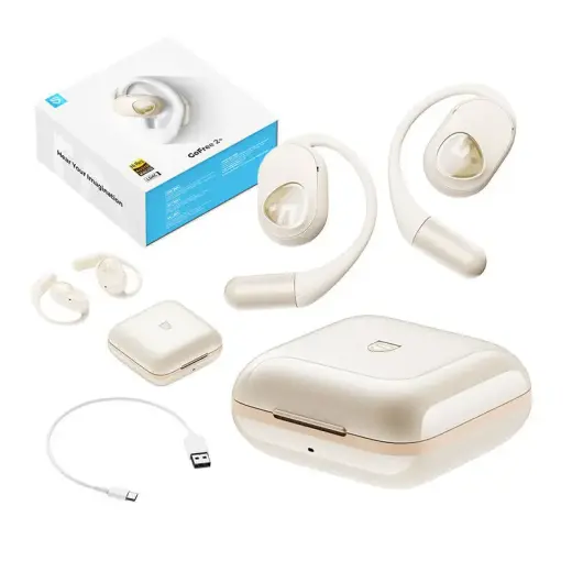 TWS Soundpeats GoFree2+ headphones (white) Foto 3