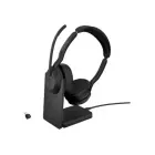 Jabra Evolve2 55 MS Stereo - headset - with charging stand Foto 1