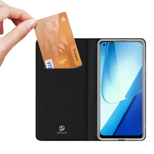 Dux Ducis Skin Pro Case Realme 11 Flip Card Wallet Stand Black Foto 18