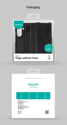 Nillkin Aoge Case for Samsung Galaxy Z Fold 7 Brown Foto 9