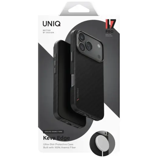 Case UNIQ Keva EDGE for iPhone 17 Pro     Magclick Charging black Foto 6