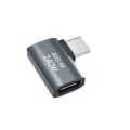 Wozinsky WPKB-01 USB-C - USB-C 40Gb|s 240W 8K OTG Side Angled Adapter - Gray Фото num