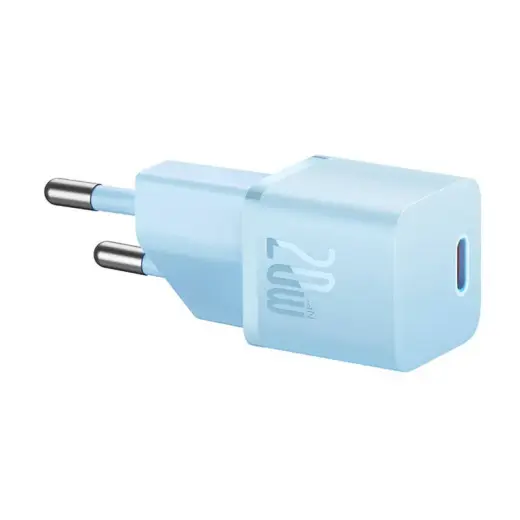 Mini wall charger Baseus GaN5 20W (blue) Foto 4