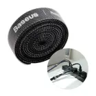 Baseus Rainbow Circle hook and loop Straps - velcro tape cable organizer 1m black (ACMGT-E01) Foto 1