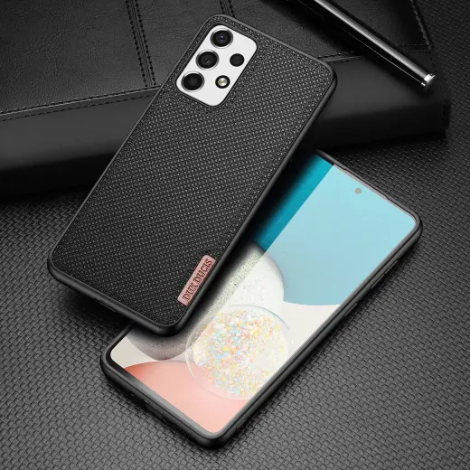 Dux Ducis Fino case cover, nylon material Samsung Galaxy A73 black Photo