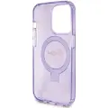 Guess Ring Stand Script Glitter MagSafe case for iPhone 15 Pro - purple — Foto 7